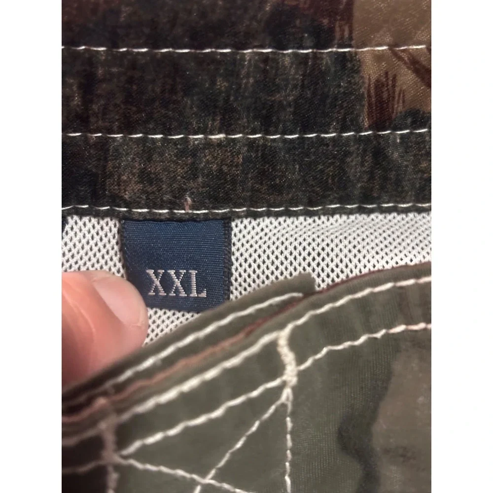 Polo Ralph Lauren Mens XXL Swim Shorts Green Cargo Board Swim Trunks‎ VTG